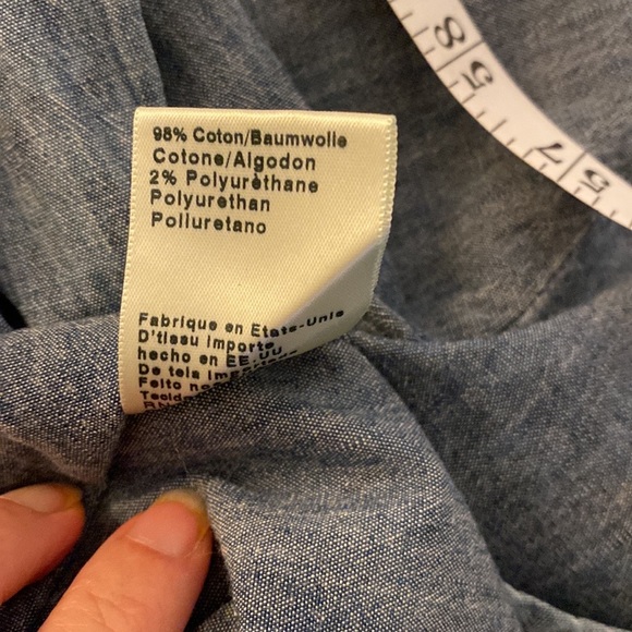 AG Adriano Goldschmeid Jean Shirt Blue - Picture 6 of 6